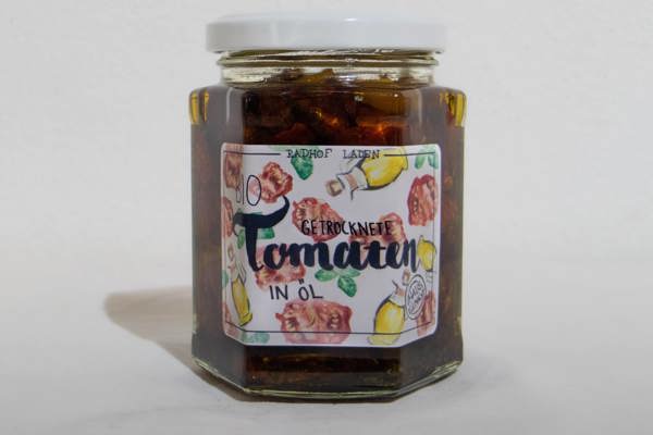Bio getrocknete Tomaten in Öl